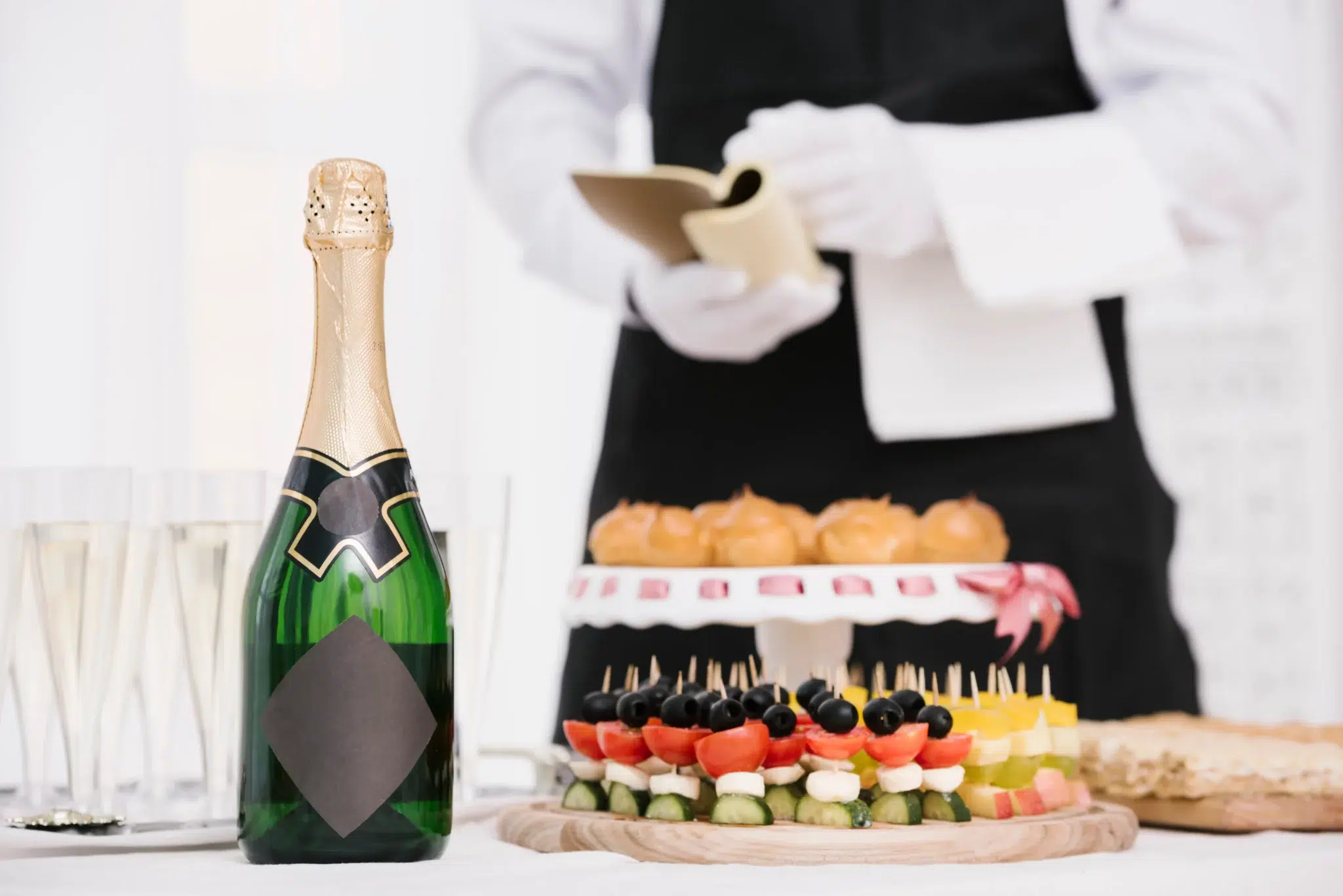 Buffet apéritif proposé par un traiteur